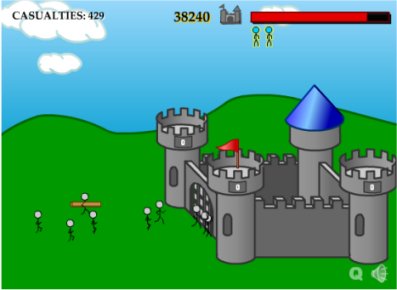 illustration Jeux Action Defend your castle illustration